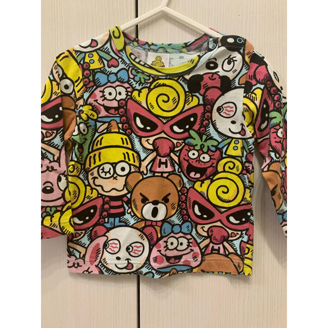 HYSTERIC MINI(ヒステリックミニ)のヒステリックミニ　ロングTシャツ キッズ/ベビー/マタニティのベビー服(~85cm)(シャツ/カットソー)の商品写真