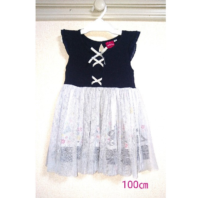 Right-on(ライトオン)のディズニー ラプンツェル  ワンピース  size100 キッズ/ベビー/マタニティのキッズ服女の子用(90cm~)(ワンピース)の商品写真