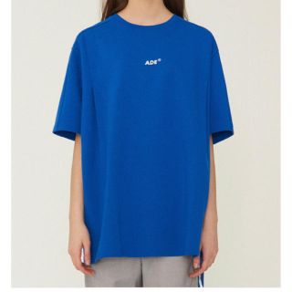 メゾンキツネ(MAISON KITSUNE')のAde t-shirt Z-Blue (Tシャツ/カットソー(半袖/袖なし))