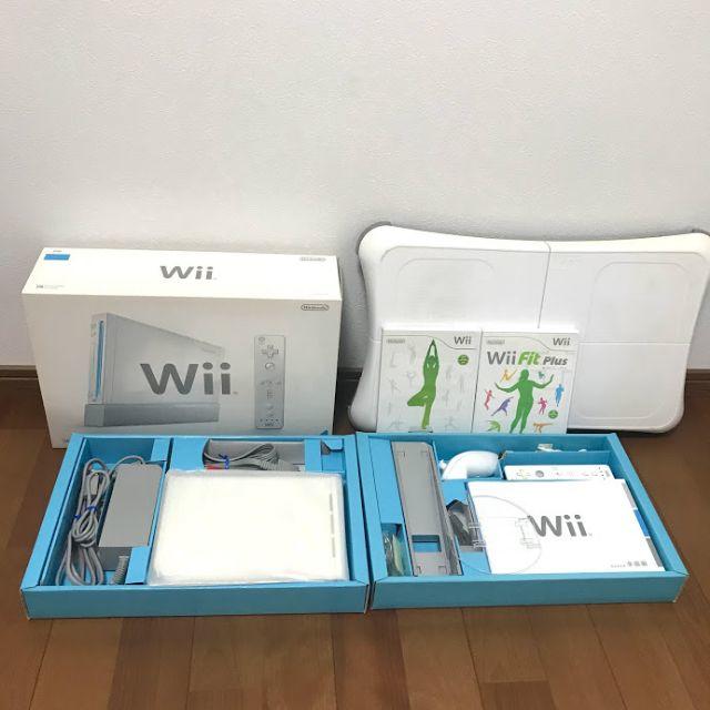 Wii本体（ホワイト）＋Wiiバランスボード＋WiiFit・WiiFitPLUS