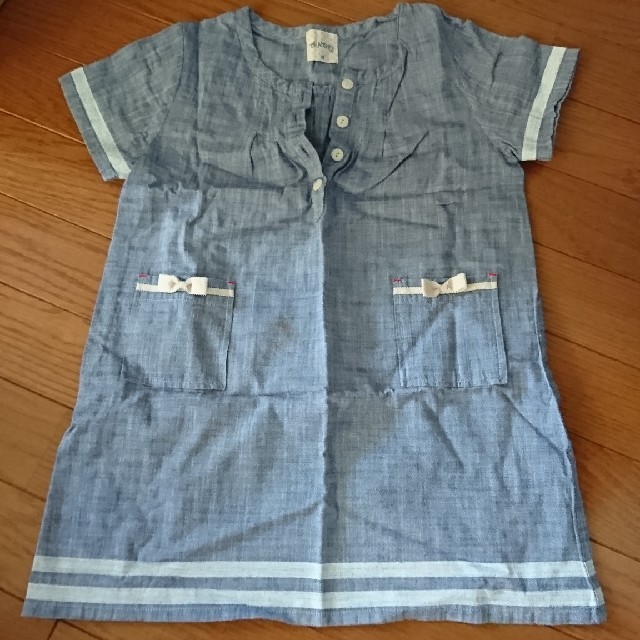 Branshes(ブランシェス)のブランシェス 120 半袖 ワンピース キッズ/ベビー/マタニティのキッズ服女の子用(90cm~)(ワンピース)の商品写真