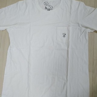 ユニクロ スヌーピー 白Tシャツ(Tシャツ/カットソー(半袖/袖なし))