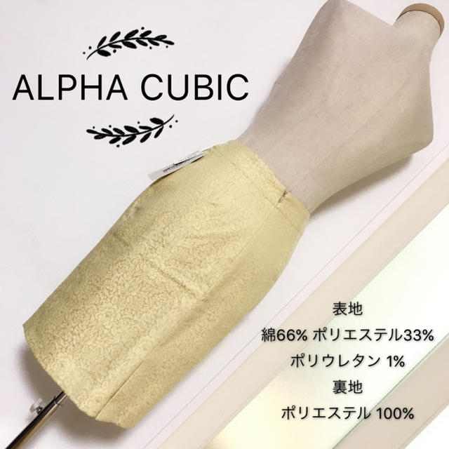 ALPHA CUBIC(アルファキュービック)のALPHA CUBIC スカート レディースのスカート(ひざ丈スカート)の商品写真