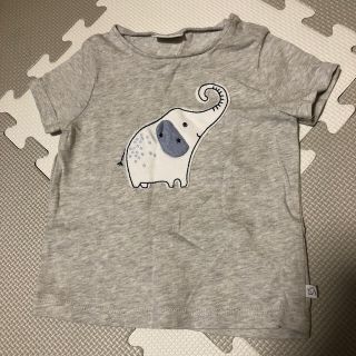 ネクスト(NEXT)の【いわも様】ゾウさんTシャツ&ミッキー靴下2足(Ｔシャツ)