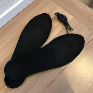靴紐（黒色）& 中敷（27.5センチ）(その他)