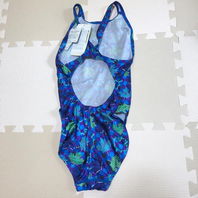 asics(アシックス)の【未使用品】asics 競泳水着 ブルー Oサイズ レディースの水着/浴衣(水着)の商品写真