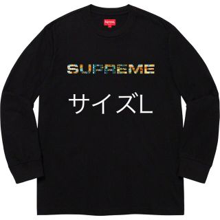 シュプリーム(Supreme)のSUPREME 「Meta Logo L/S Top」L BLACK(Tシャツ/カットソー(七分/長袖))