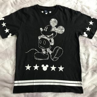 ディズニー(Disney)のミッキーマウス　Tシャツ　迷彩柄(Tシャツ/カットソー(半袖/袖なし))