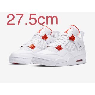 ナイキ(NIKE)の送料無料　未使用 27.5 air jordan 4 metal orenge(スニーカー)