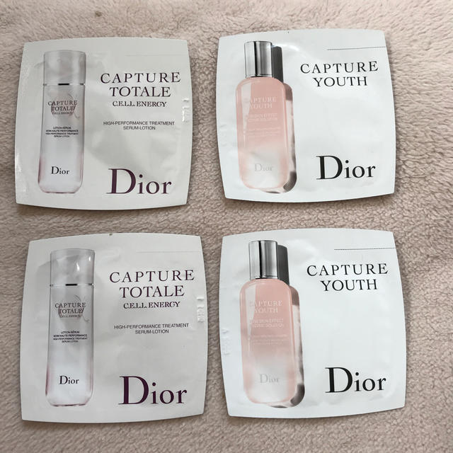 Christian Dior(クリスチャンディオール)のDior化粧水サンプル4個 コスメ/美容のキット/セット(サンプル/トライアルキット)の商品写真