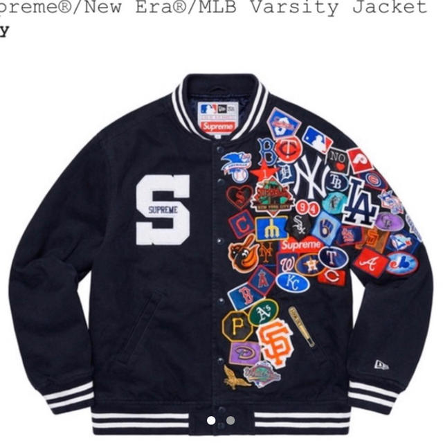 Supreme®/New Era®/MLB Varsity Jacket