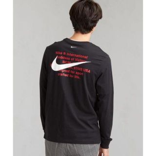 M 新品 NIKE ナイキ ウォッシュプリント ロンT 長袖Tシャツ