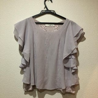 ミスティウーマン(mysty woman)のyuka様専用*シフォン トップス(シャツ/ブラウス(半袖/袖なし))