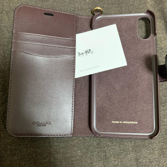 COACH(コーチ)のiPhoneケース　手帳型　COACH  スマホ/家電/カメラのスマホアクセサリー(iPhoneケース)の商品写真