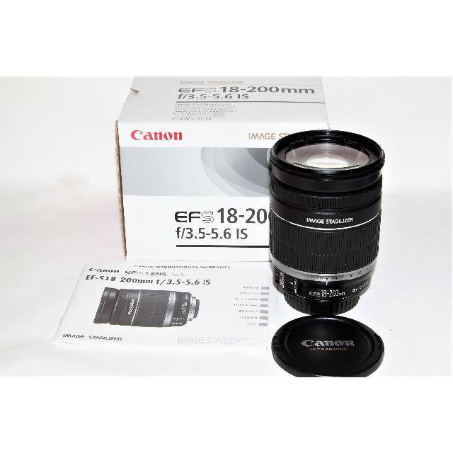 【極上品】Canon キャノン EF-S 18-200 1:3.5-5.6 IS