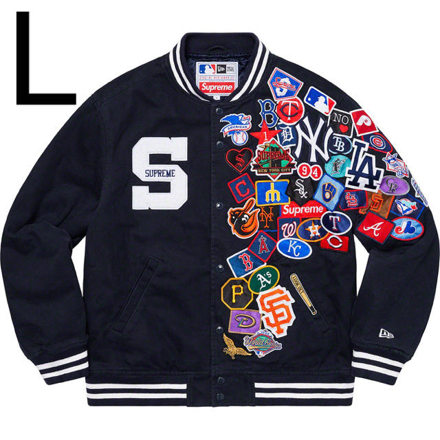 Lサイズ SUPREME New Era MLB Varsity Jacket