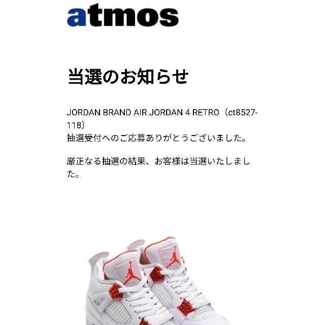 NIKE(ナイキ)のNIKE AIR JORDAN4　METALLIC PACK　エアジョーダン4 メンズの靴/シューズ(スニーカー)の商品写真