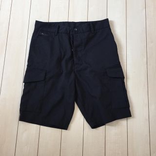 ディーゼル(DIESEL)のディーゼル ブラックカーゴハーフパンツ size28(ショートパンツ)