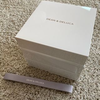 ディーンアンドデルーカ(DEAN & DELUCA)のDEAN & DELUCA 三段重 大 ホワイト 仕切りあり(弁当用品)