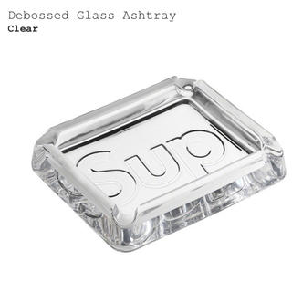 シュプリーム(Supreme)のSupreme Debossed Glass Ashtray クリアー(灰皿)