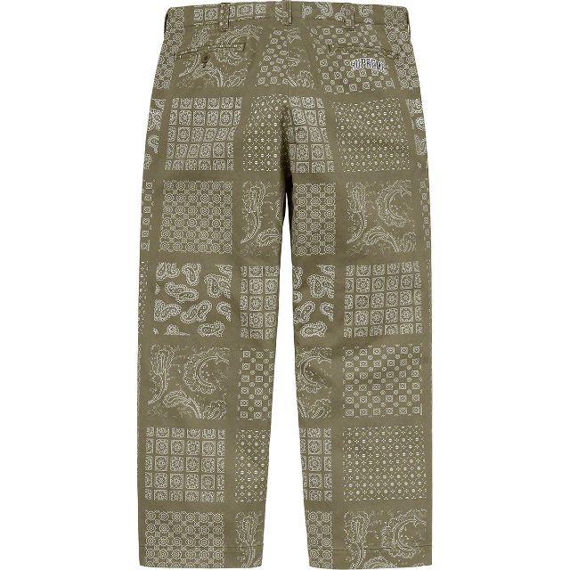 Supreme(シュプリーム)のサイズ32 Supreme Paisley Grid Chino Pant メンズのパンツ(チノパン)の商品写真