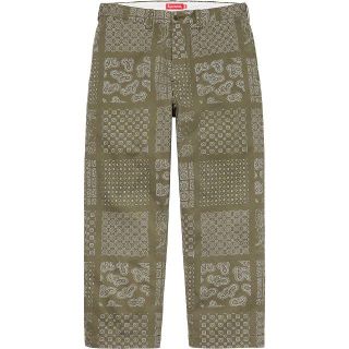 シュプリーム(Supreme)のサイズ32 Supreme Paisley Grid Chino Pant(チノパン)