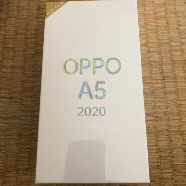 新品未使用未開封/OPPO A5 2020 SIM フリー グリーン スマートフォン本体