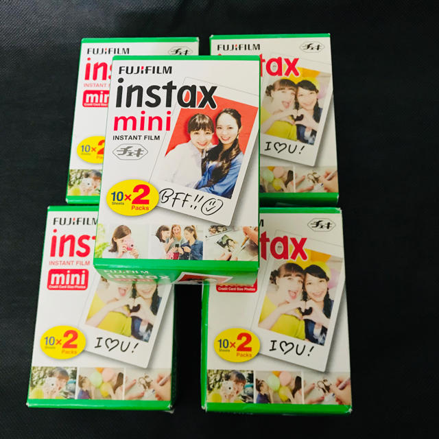 【100枚セット】チェキフィルム instax mini 2パック品 ×5箱 | フリマアプリ ラクマ