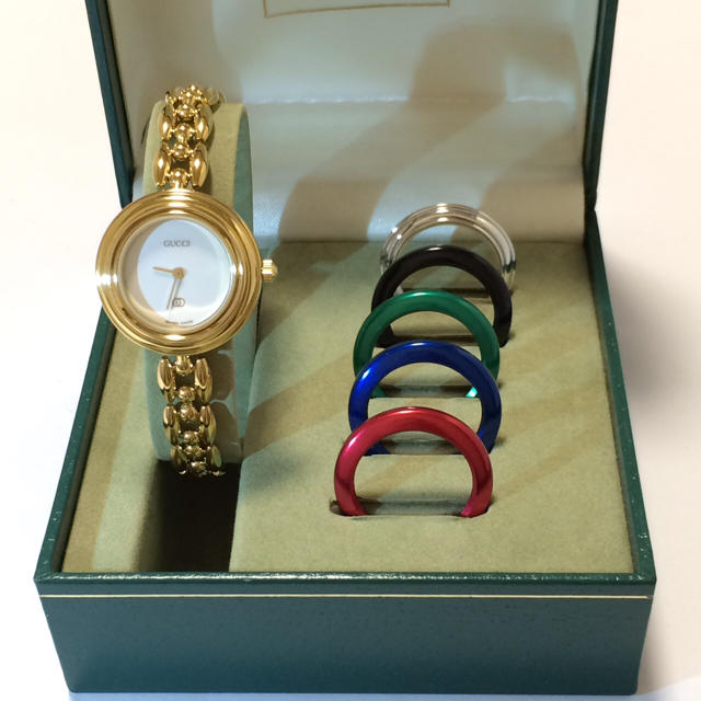 Gucci(グッチ)の8.美品 グッチ GUCCI 時計 チェンジベゼル レディースのファッション小物(腕時計)の商品写真