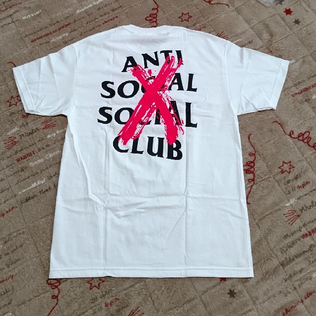 ANTI(アンチ)のanti social socialCLUB Tシャツ白 メンズのトップス(Tシャツ/カットソー(半袖/袖なし))の商品写真