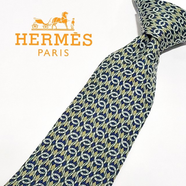 Hermes(エルメス)の【売り切り】【良品】エルメス 総柄 ネクタイ メンズのファッション小物(ネクタイ)の商品写真