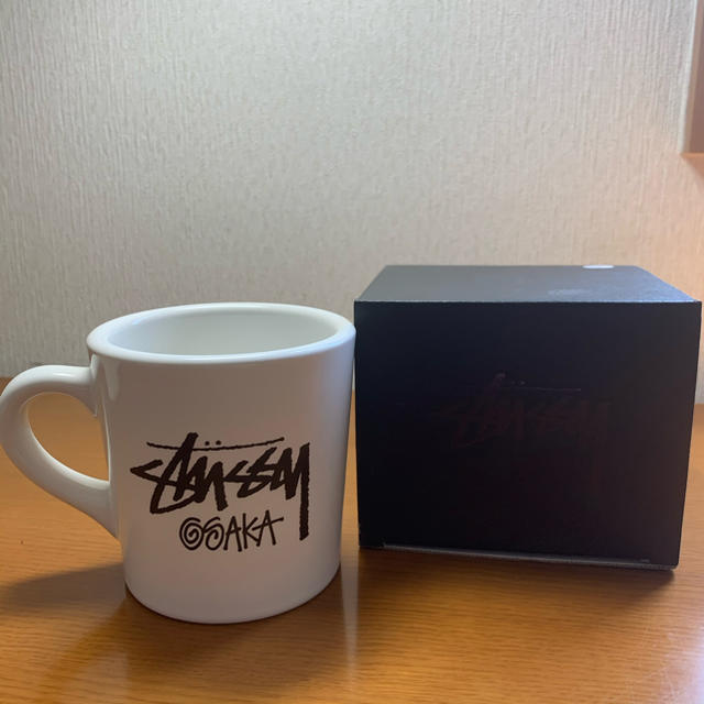 STUSSY(ステューシー)の【値下げOK】stussy マグカップ インテリア/住まい/日用品のキッチン/食器(グラス/カップ)の商品写真