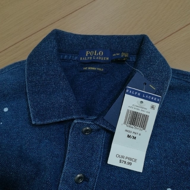 POLO RALPH LAUREN(ポロラルフローレン)の【最終値下げ/未使用品】ポロシャツ　スキニーポロ　レディース　Mサイズ レディースのトップス(ポロシャツ)の商品写真