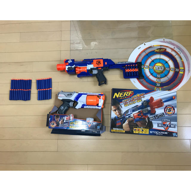 Takara Tomy(タカラトミー)のNERF ナーフ　2丁まとめ売り　セミオート　ハンド エンタメ/ホビーのミリタリー(その他)の商品写真