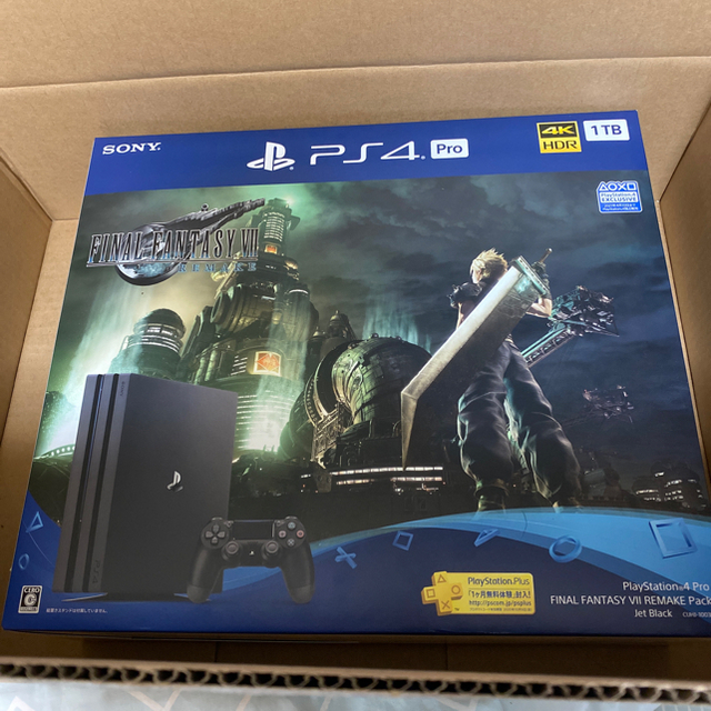 日本限定モデル】 PlayStation4 - リメイク同梱版 FF7 Pro 4