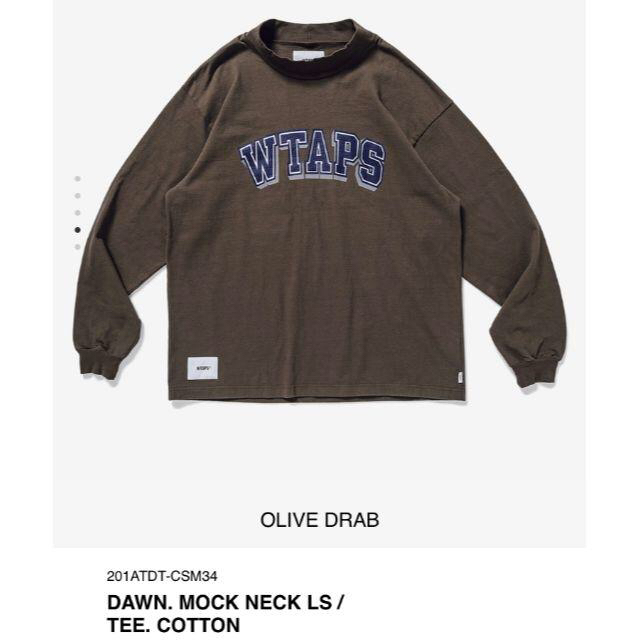 WTAPS 20ss DAWN MOCK NECK LS TEE Sサイズ