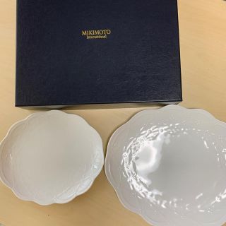 ミキモト(MIKIMOTO)のMIKIMOTO ミキモト　お皿　お皿セット　大小セット　未使用品(食器)