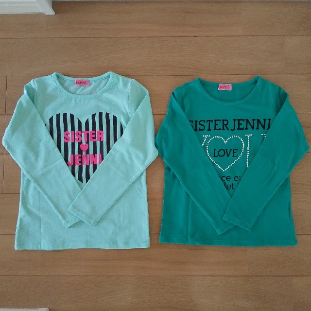 JENNI(ジェニィ)の長袖Tシャツ 120cm 2枚 キッズ/ベビー/マタニティのキッズ服女の子用(90cm~)(Tシャツ/カットソー)の商品写真