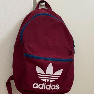 アディダス(adidas)の売り切れ！！！　ちょこっと10さん専用。アディダスリュック　えんじ色　　(リュック/バックパック)