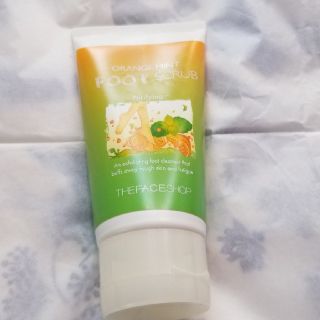 ザフェイスショップ(THE FACE SHOP)の【新品 未使用】ザ・フェイスショップ フットスクラブ オレンジミント(フットケア)