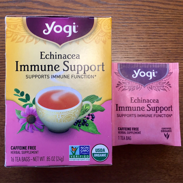 yogi ヨギティー  免疫アップ エキナセア 食品/飲料/酒の健康食品(健康茶)の商品写真
