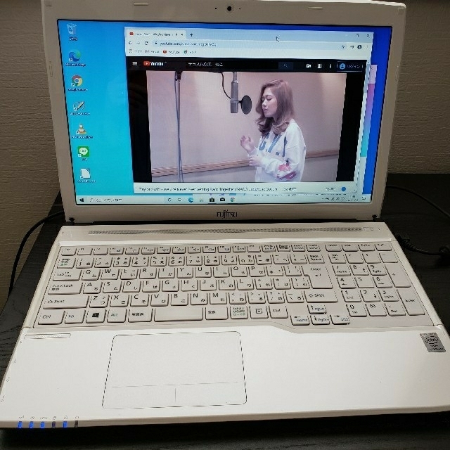 富士通(フジツウ)の2014年製 FUJITSU HDD500GB webカメラ Bluetooth スマホ/家電/カメラのPC/タブレット(ノートPC)の商品写真