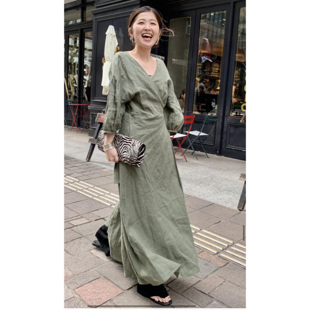 アパルトモン Linen Madam Dress