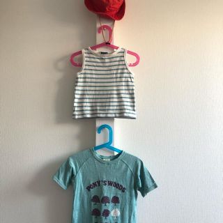 ビームス(BEAMS)のこどもbeamsで購入　PONY GO ROUND2枚セット　Tシャツ＆タンク(Tシャツ/カットソー)