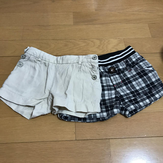 ZARA(ザラ)のZARA  MPS  ショートパンツ　　110 2枚セット キッズ/ベビー/マタニティのキッズ服女の子用(90cm~)(パンツ/スパッツ)の商品写真