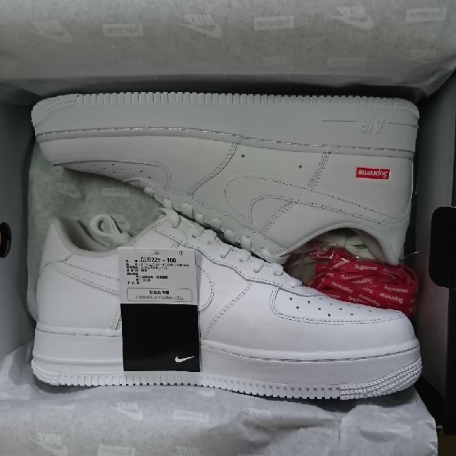 Supreme(シュプリーム)の27cm★Supreme×Nike★Air Force 1 Low White メンズの靴/シューズ(スニーカー)の商品写真