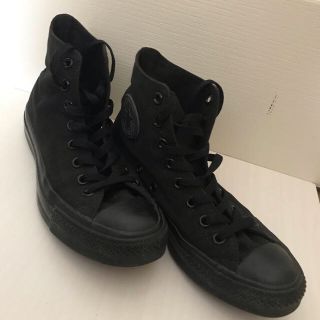 コンバース(CONVERSE)のコンバースオールスターハイカットブラック25センチ(スニーカー)