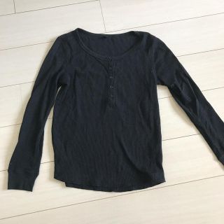 ユニクロ(UNIQLO)のユニクロ ワッフルヘンリーネックT(カットソー(長袖/七分))