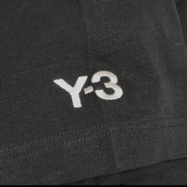新品 Y-3 ロゴ Tシャツ Lサイズ ワイスリー 黒 ブラック シグネチャー 3