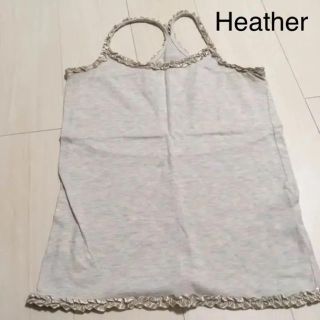 ヘザー(heather)のHeather タンクトップ　サイズM(キャミソール)